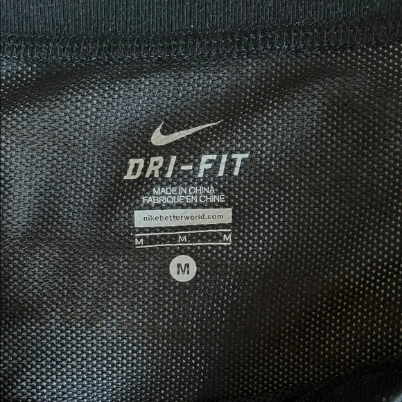 Nike Black Dri-FIT Crew Neck Pullover - Picture 2 of 2